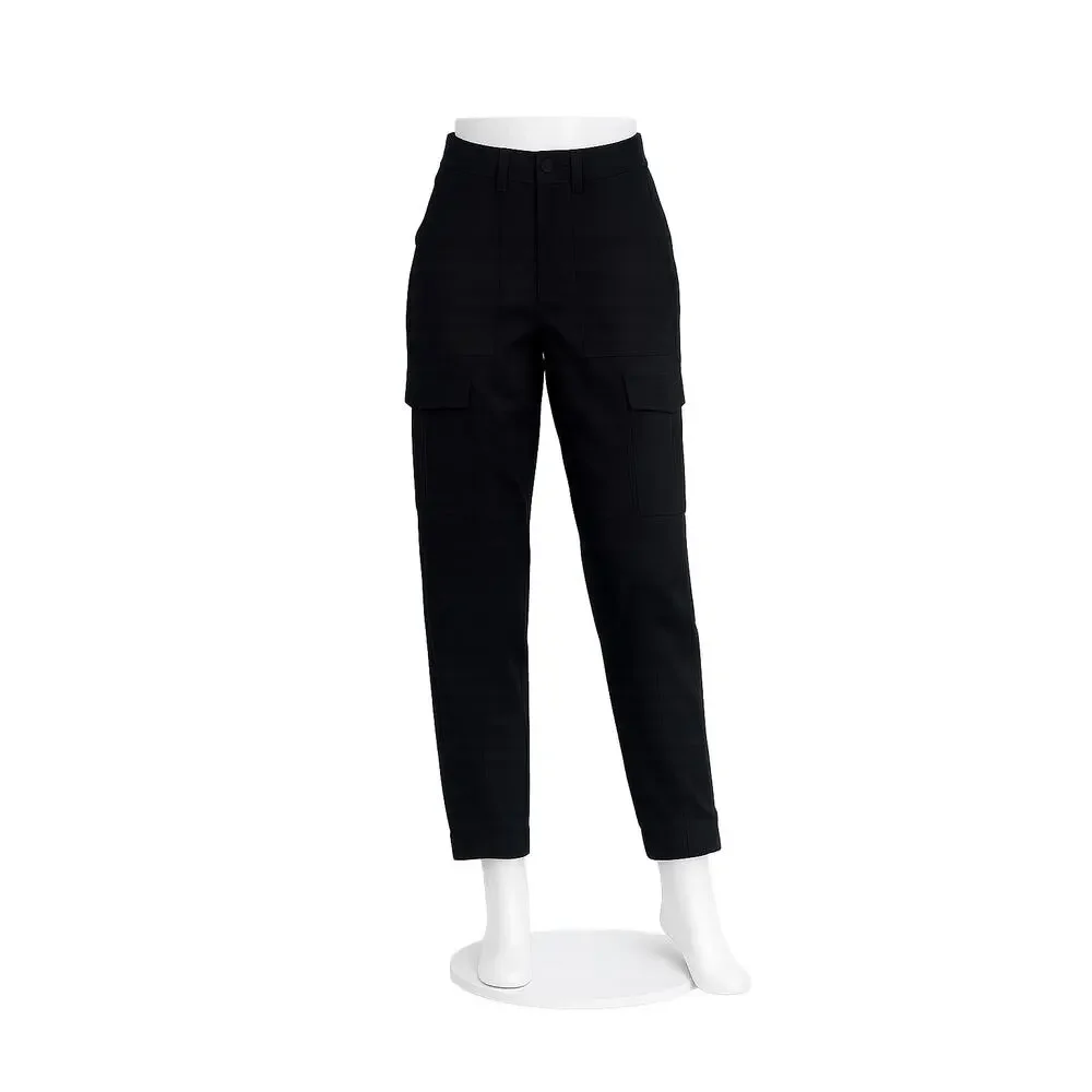 Banana Republic Petite Tapered Cargo Pants – Black – Size 0